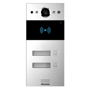 Intercoms/Video Doorbells IP calling panel 2 MP Akuvox R20B X2 OW for 2 subscribers