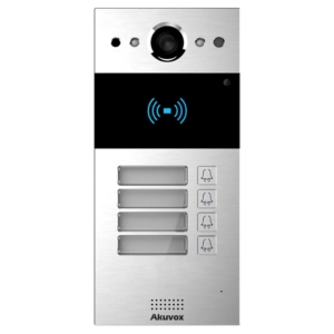 Intercoms/Video Doorbells IP calling panel 2 MP Akuvox R20B X4 OW for 4 subscribers