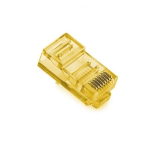 Video surveillance/Connectors, adapters Connector Atis UTP RJ45 8 pin yellow (1000 pcs.)