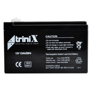 Источник питания/Аккумуляторы для сигнализаций Аккумуляторная батарея Trinix AGM 12V12Ah свинцово-кислотная