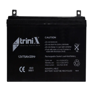 Источник питания/Аккумуляторы для сигнализаций Аккумуляторная батарея Trinix AGM 12V75Ah свинцово-кислотная