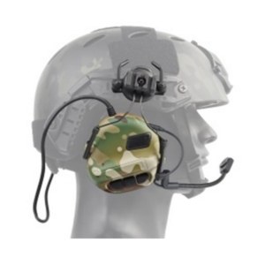 Тактичне спорядження/Тактичні навушники Тактичні навушники на шолом з активним шумозаглушенням Active Helmet Headset Multicam