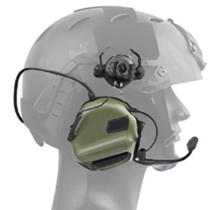 Тактичне спорядження/Тактичні навушники Тактичні навушники на шолом з активним шумозаглушенням Active Helmet Headset Olive