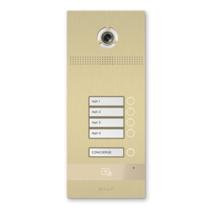 Intercoms/Video Doorbells IP Video Doorbell BAS-IP BI-04FB gold multi-subscriber