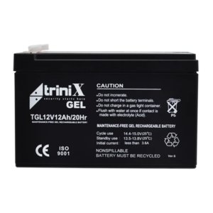 Power sources/Rechargeable Batteries Trinix TGL 12V12Ah gel battery