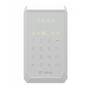 Security Alarms/Keypads Сode Keypad Tiras K-PAD4 white for controlling the Orion NOVA II security system