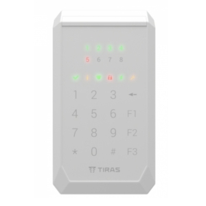 Кодовая клавиатура Tiras K-PAD8 white для управления охранной системой Orion NOVA II