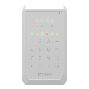 Кодовая клавиатура Tiras X-Pad white для управления охранной системой Orion NOVA X