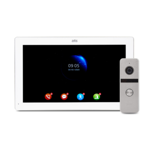 Intercoms/Video intercoms Video intercom kit ATIS AD-1070FHD White + AT-400FHD Silver