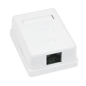 Video surveillance/Connectors, adapters Socket 1-port RJ45 UTP, white, 5E Hypernet MB-UTP1