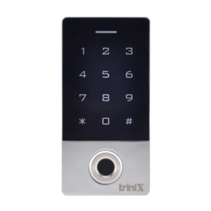 Системи контролю доступу/Біометрична аутентифікація Біометричний термінал Trinix TRK-1101EFI вологозахищений з скануванням відбитка пальця і RFID зчитувачем