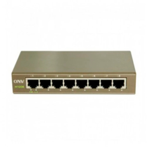Network Hardware/Switches The ONV H7008 8-port switch is unmanaged