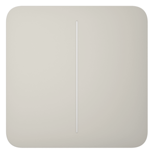 Smart touch light switch Ajax LightSwitch 2-gang oyster