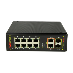Мережеве обладнання/Мережевий комутатор 10-портовий PoE комутатор ONV IPS7108PF COMBO PORTS некерований