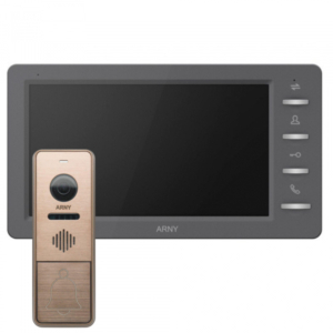 Intercoms/Video intercoms Arny AVD-7842 graphite + bronze video intercom set
