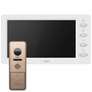 Intercoms/Video intercoms Arny AVD-7842 video intercom kit white + bronze
