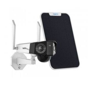 4 MP 4G camera for Reolink Duo SIM card with two lenses, floodlights, siren + solar panel with battery