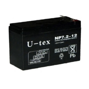 Источник питания/Аккумуляторы для сигнализаций Аккумулятор U-tex NP7.2-12 (7.2 Aч/12 В) для охранной сигнализации