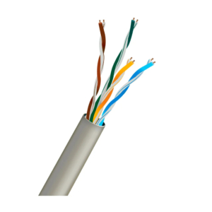 Cable, Tool/Twisted pair Twisted pair Kraft UTP CAT5E CU 0.5 mm PVC Indoor Light gray 305m internal copper