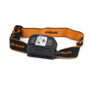 SUPERFIRE HL75-A headlamp with 7 modes and red light and motion sensor