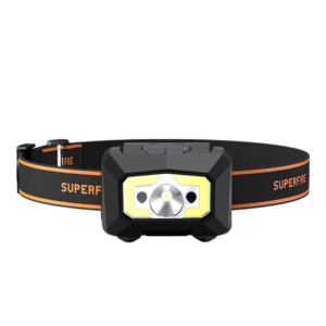 Tactical equipment/Lanterns Superfire X30 headlamp with 5 modes and motion sensor
