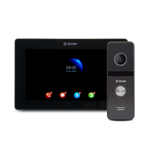 Wi-Fi video intercom kit BCOM BD-770FHD/T Black Kit with Tuya Smart support