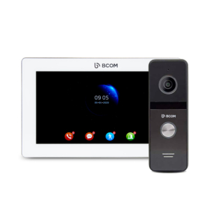 Wi-Fi video intercom kit BCOM BD-770FHD/T White Kit with Tuya Smart support