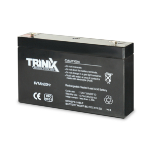 Джерело живлення/Акумулятори Акумуляторна батарея Trinix 6V7Ah свинцево-кислотна
