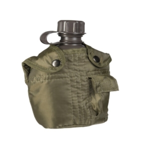 Тактическое снаряжение/Медицинские средства Фляга в чехле на 1 литр US Style 1 L Plastic Canteen with Cover Olive