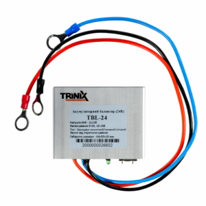Battery balancer for equalizing the charge of series-connected Trinix TBL-24 batteries