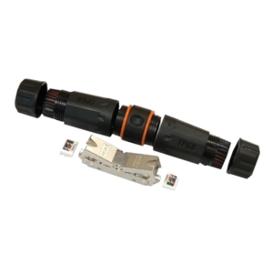 Video surveillance/Connectors, adapters Waterproof Twisted Pair Connector Kingda Cat. 6a STP IP68
