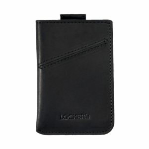Signal Jammers/RFID Protection Devices Leather cardholder with RFID protection LOCKER's LH3-Black