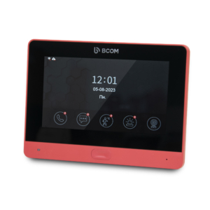 Wi-Fi video intercom BCOM BD-760FHD/T Red with Tuya Smart support