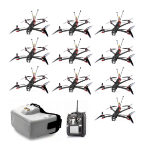 Unmanned Aerial Vehicles/FPV drones Quadrocopter FPV drone Revenge 1 KITx10 (includes 10 FPV drones, remote control and glasses)
