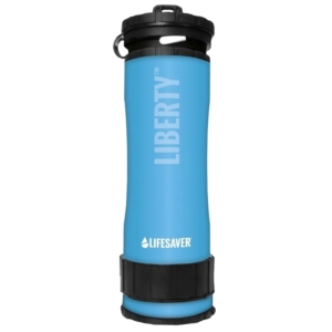 Тактичне спорядження/Медичні засоби Портативна пляшка для очищення води LifeSaver Liberty Blue