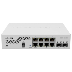 8-port switch MikroTik CSS610-8G-2S+IN managed