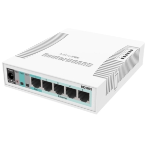 Network Hardware/Switches 5-Port Gigabit Managed PoE Switch MikroTik RB260GS (CSS106-5G-1S)