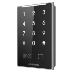 Системы контроля доступа (СКУД)/Кодовая клавиатура Кодовая клавиатура Hikvision DS-K1109DKB-QR со считывателем карт