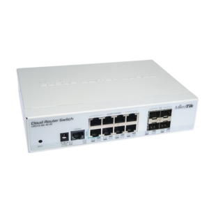 Network Hardware/Switches 28-Port gigabit Switch MikroTik CRS112-8G-4S-IN managed