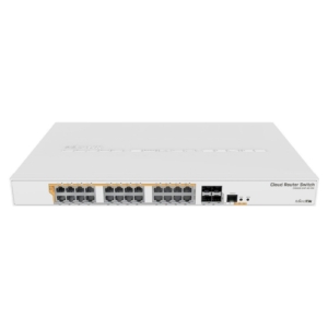 Network Hardware/Switches 28-Port gigabit Switch MikroTik CRS328-24P-4S+RM managed