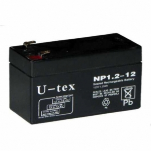 Акумулятор свинцево-кислотний U-tex NP1.2-12 (1.2 Ah/12V)