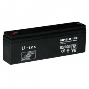 Источник питания/Аккумуляторы для сигнализаций Аккумулятор свинцово-кислотный U-tex NP2.2-12 (2.2 Ah/12 V)