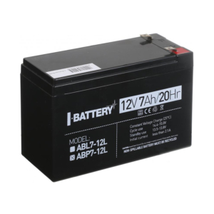 Power sources/Rechargeable Batteries I-Battery ABP7-12L 12V 7 Ah battery for UPS