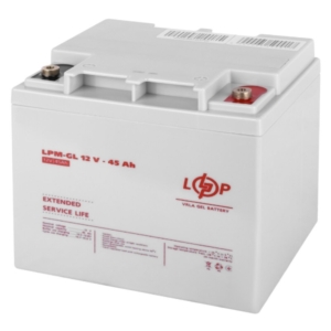 Источник питания/Аккумуляторы для сигнализаций Аккумулятор гелевой LogicPower LPM-GL 12V-45 Ah