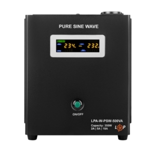 Uninterruptible power supply Logicpower LPA-W-PSW-500VA(350W) 2A/5A/10A with external battery connection