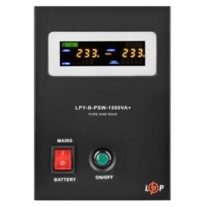 Источник бесперебойного питания Logicpower LPY-B-PSW-1500VA+(1050Вт) 24V с подключением внешнего аккумулятора
