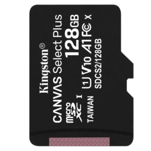 Системы видеонаблюдения/MicroSD для видеонаблюдения Карта памяти Kingston microSDXC 128GB Canvas Select Plus Class 10 UHS-I U1 V10 A1