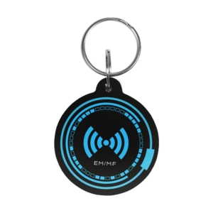 Access control/Cards, Keys, Keyfobs Key fob EM-Marine+Mifare Trinix Proximity-key EM+MF epoxy round d=35 mm blue