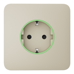 Ajax Outlet (type F) Jeweler ivory smart built-in socket with power consumption monitoring function