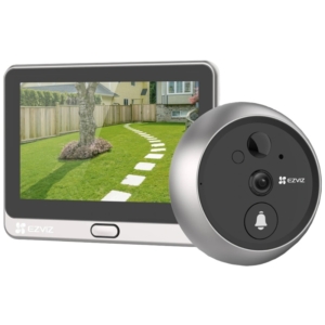 Intercoms/Door Video Peepholes WiFi wireless Peephole Doorbell with panel Ezviz CS-DP2 (3WPFBS,3MP)